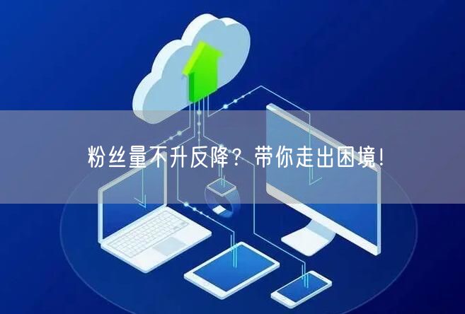 粉丝量不升反降?带你走出困境!