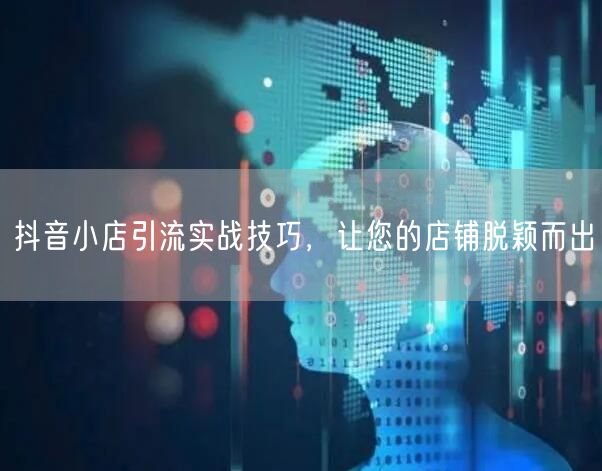 抖音小店引流实战技巧,让您的店铺脱颖而出