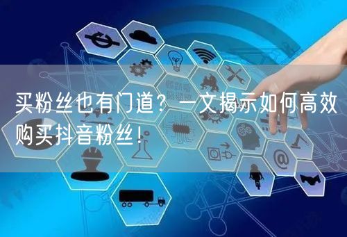 买粉丝也有门道？一文揭示如何高效购买抖音粉丝！