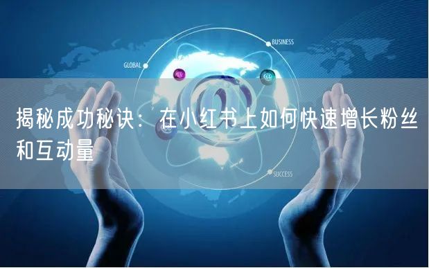 揭秘成功秘诀:在小红书上如何快速增长粉丝和互动量