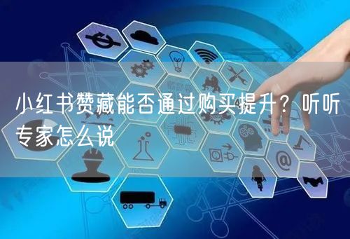小红书赞藏能否通过购买提升?听听专家怎么说