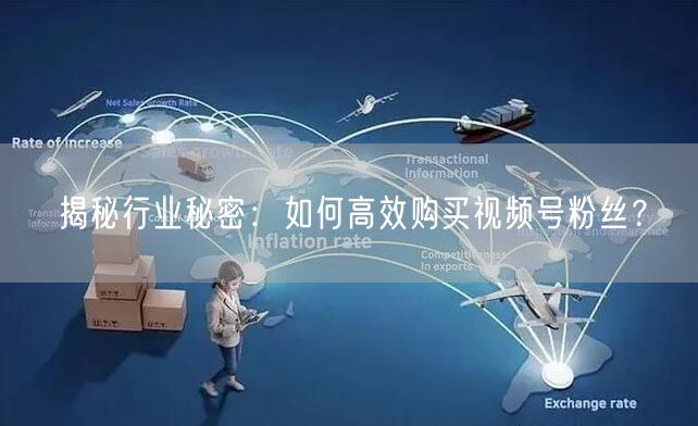 揭秘行业秘密:如何高效购买视频号粉丝?